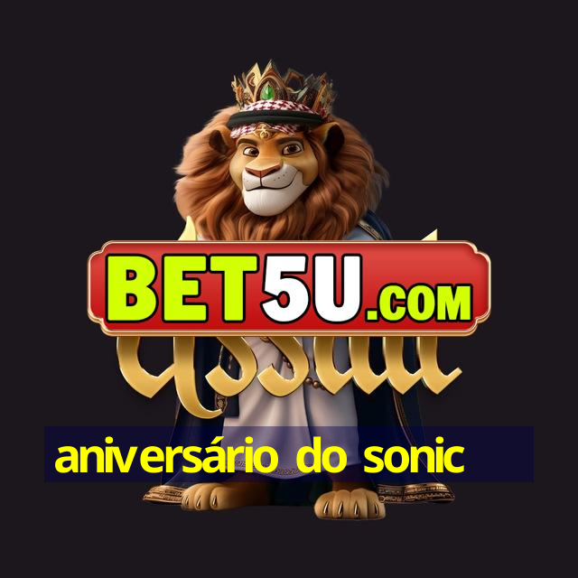 aniversário do sonic